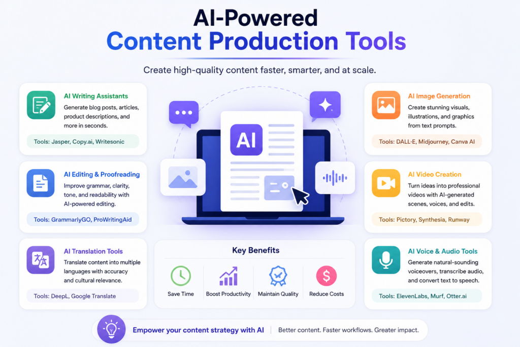 AI- Powered content production tools