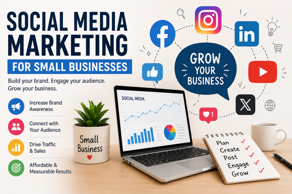 Social media marketing for small businesses